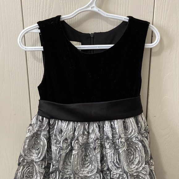 Cinderella Black and Silver Formal Dress - Picture 2 of 6
